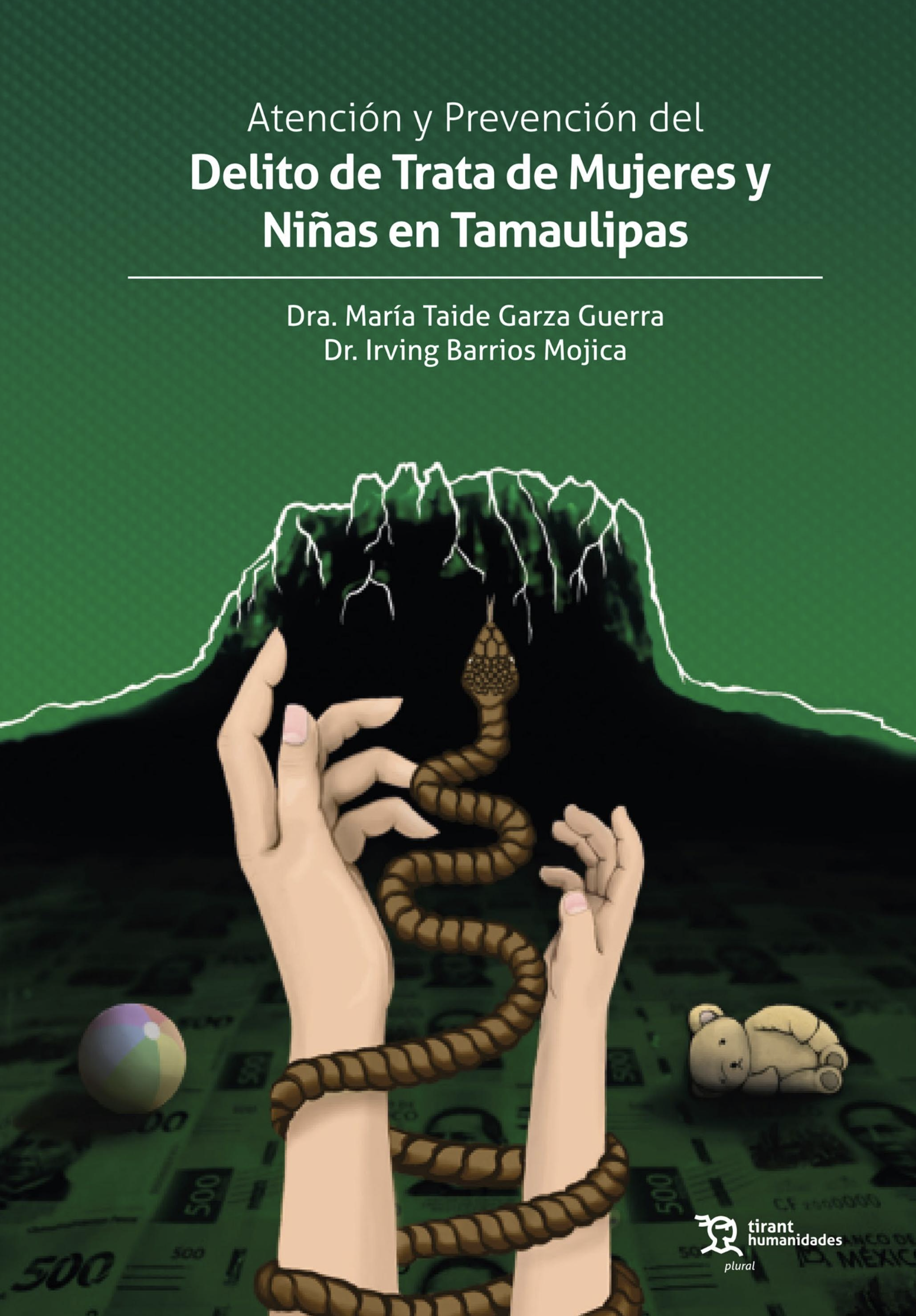 Portada del libro: Atención y prevención del Delito de trata de Mujeres y Niñas en Tamaulipas